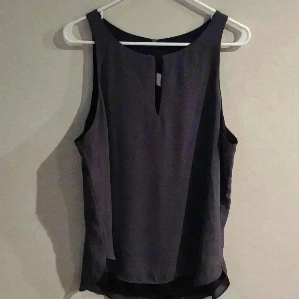 NWT Express Women's Xlg‎  Reversible Black/Gray Tank top